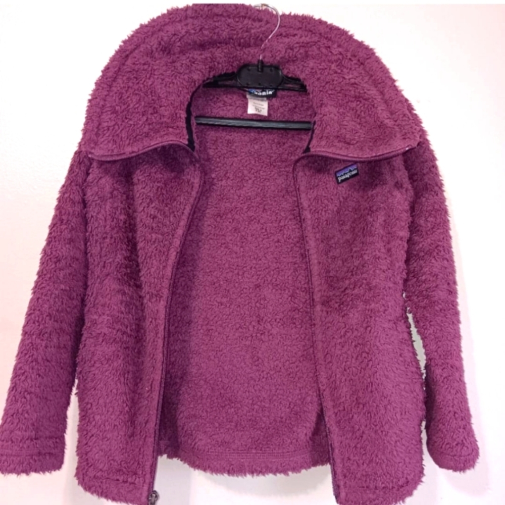 Patagonia, Plush Full Zip Fleece Jacket Light Balsamic girl's,  S